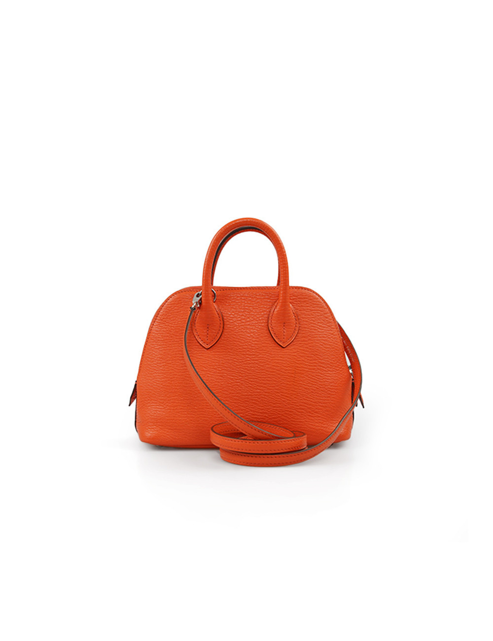 HERMES Mini Bolide goat Myzore orange Poppy
