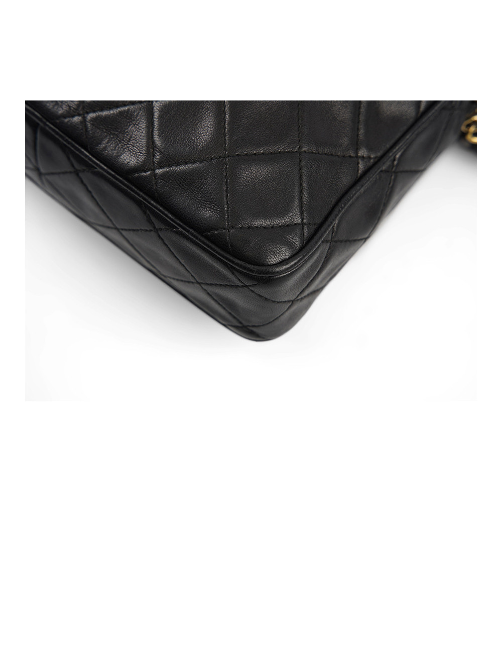 Sac vintage Caméra Chanel cuir d'agneau