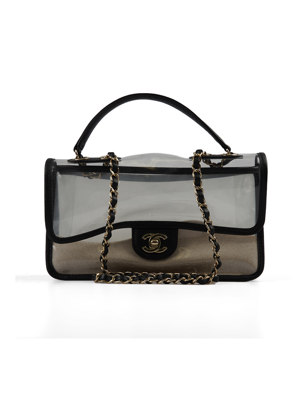 Sac sable transparent CHANEL saison 2019