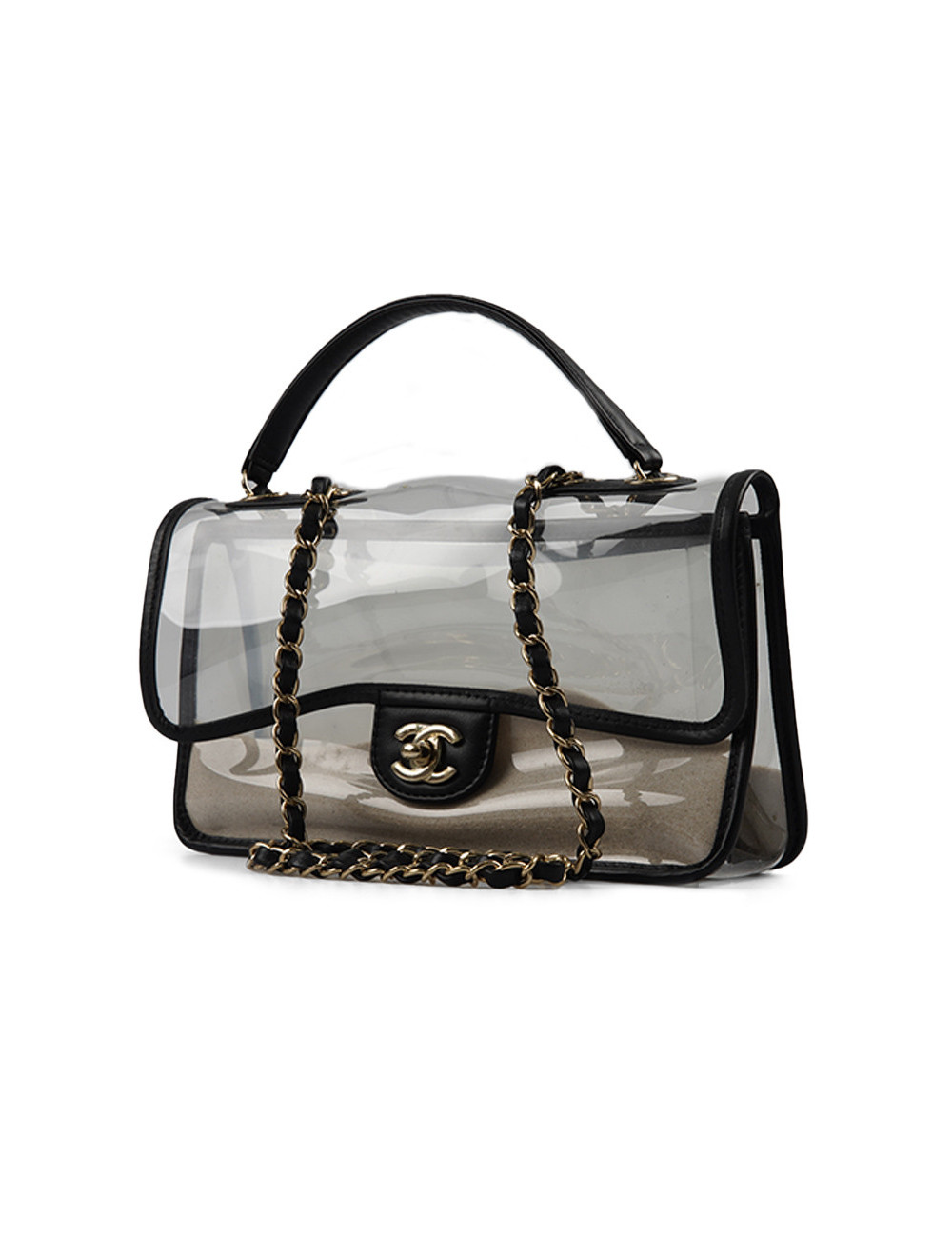 Sac sable transparent CHANEL saison 2019