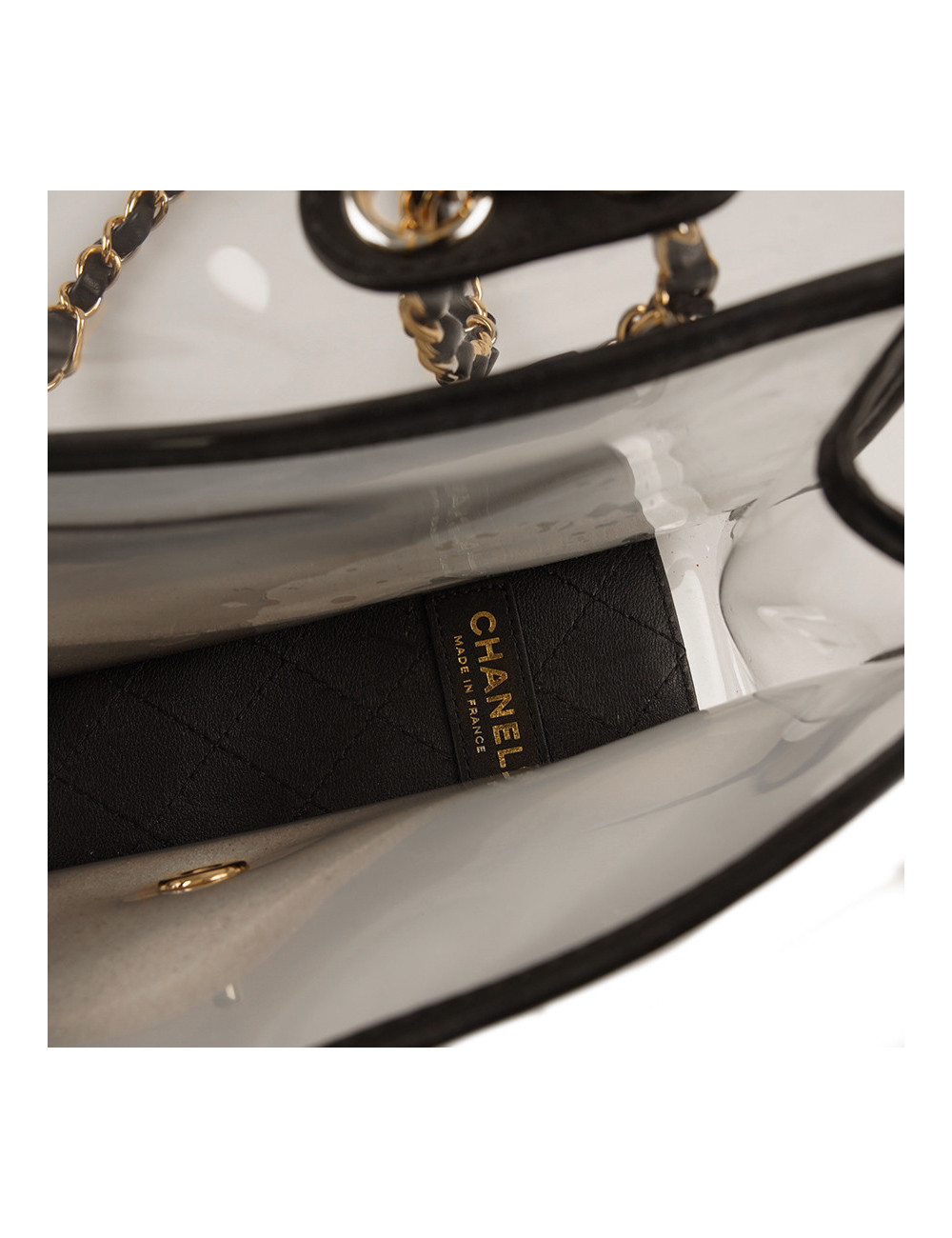 Sac sable transparent CHANEL saison 2019