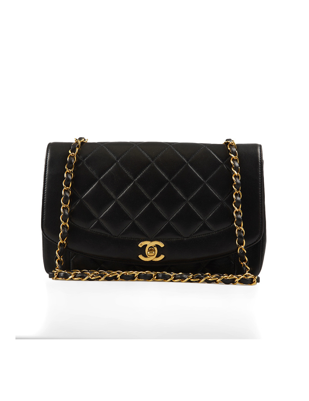 Sac medium Diana CHANEL noir
