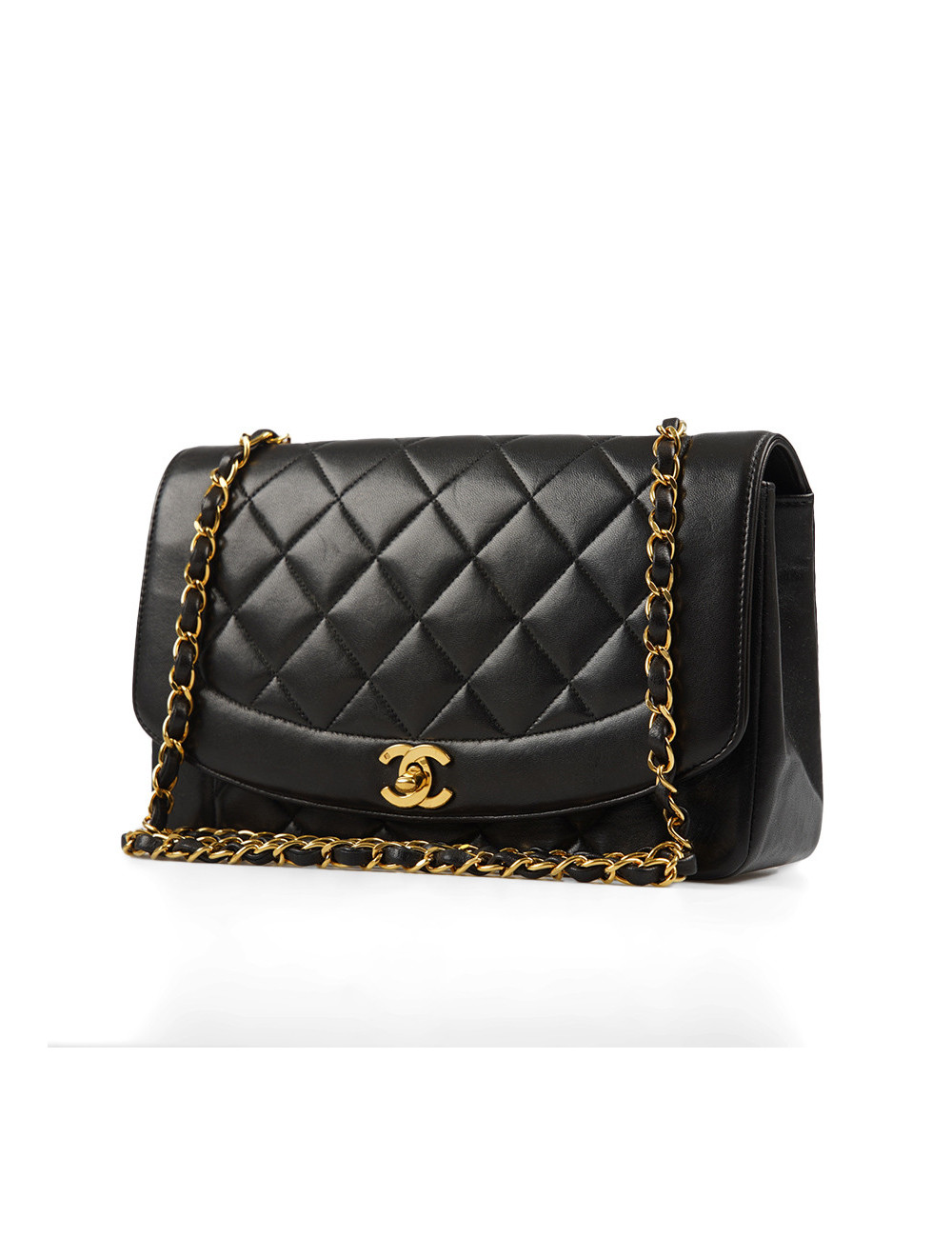 Sac medium Diana CHANEL noir