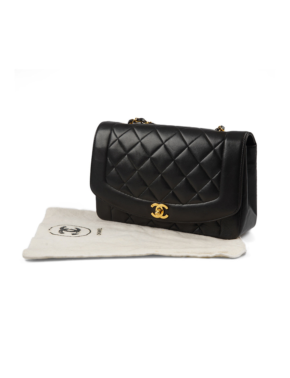 Sac medium Diana CHANEL noir