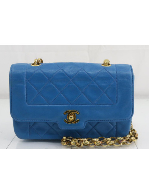 Mini Diana CHANEL bleu
