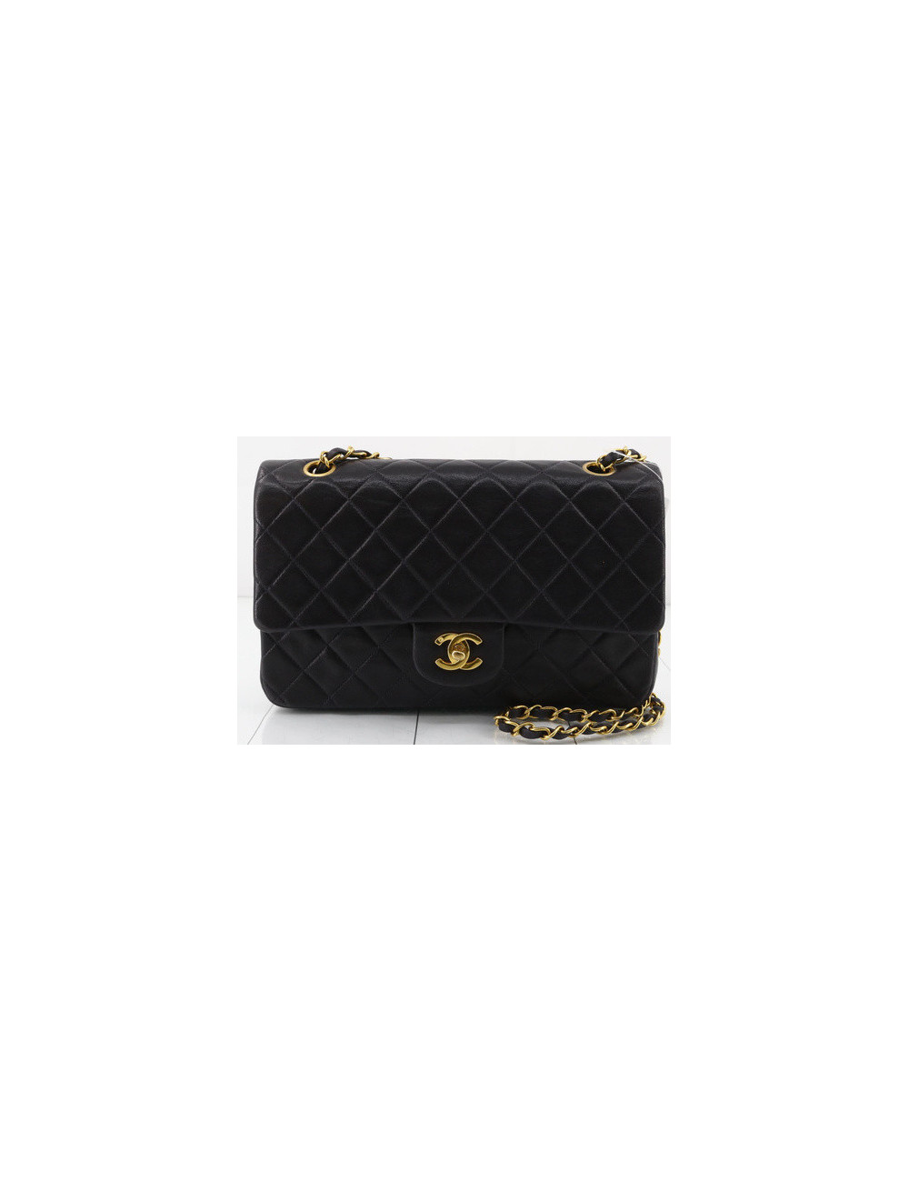 Sac classique 25 CHANEL noir