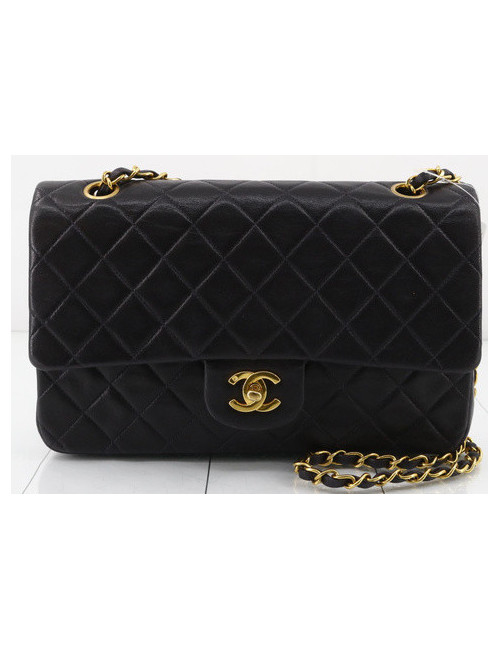 Sac classique 25 CHANEL noir