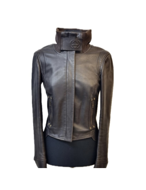 Blouson GUCCI cuir marron