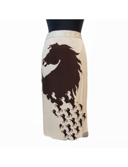 Jupe longue CHLOE T 40 écrue 