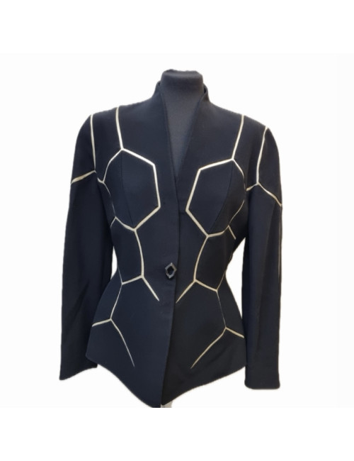 Veste T 44 THIERRY MUGLERmotifs hexagones