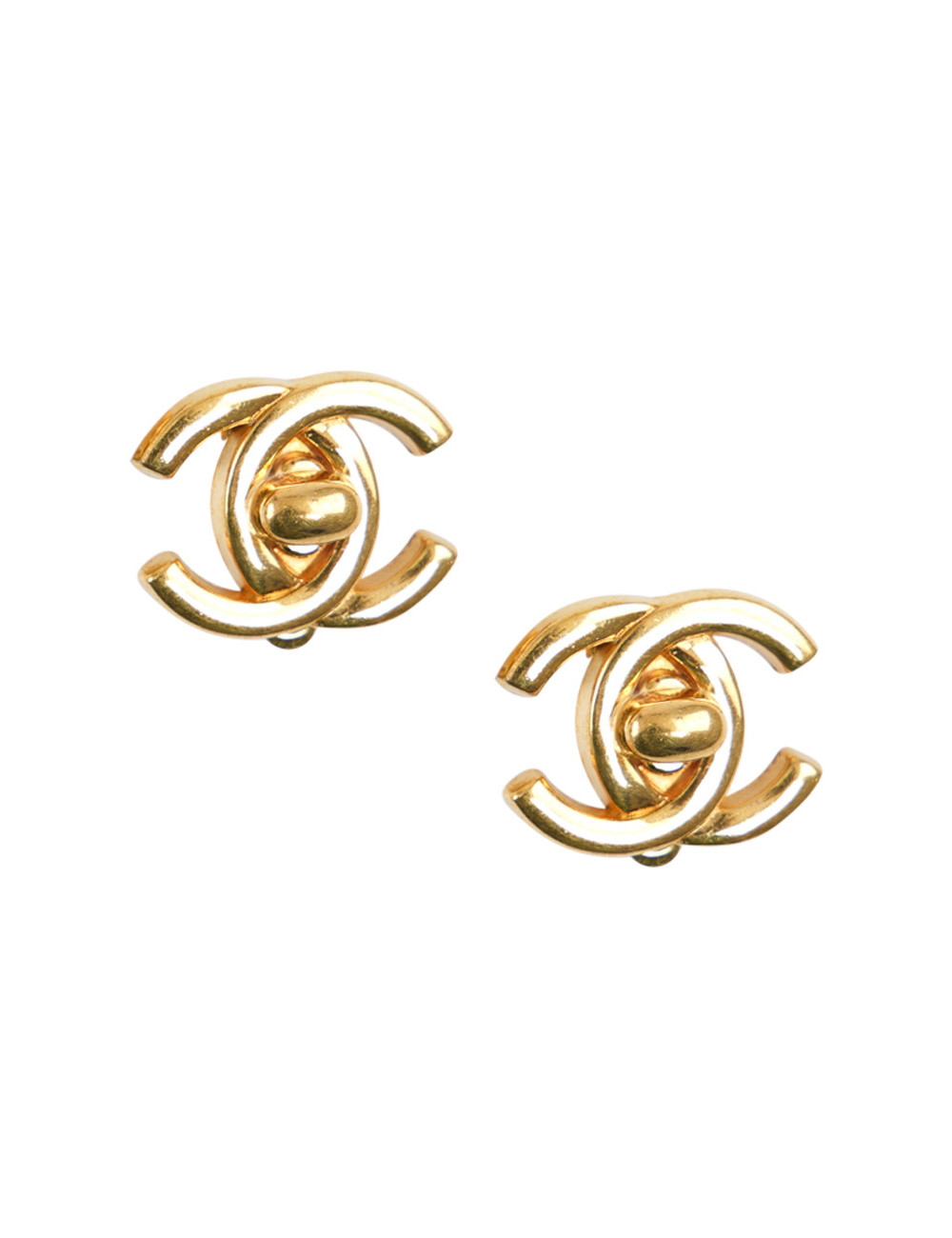 Clips turnlock CHANEL dorés