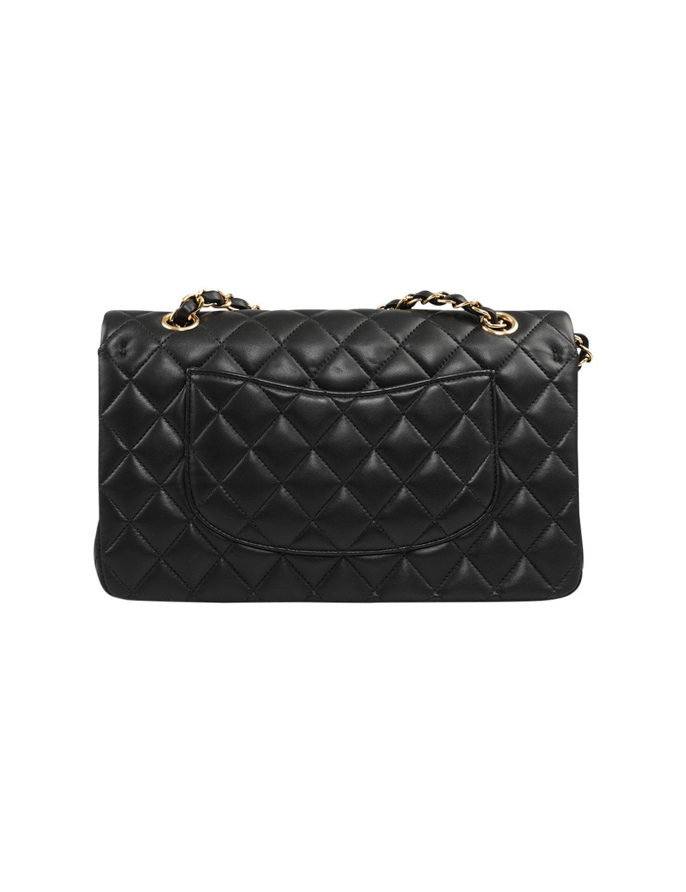 Timeless CHANEL cuir d'agneau noir
