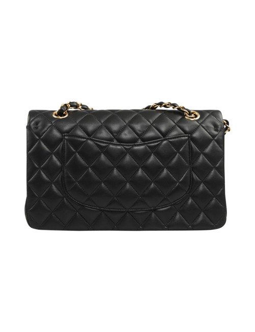 Timeless CHANEL cuir d'agneau noir
