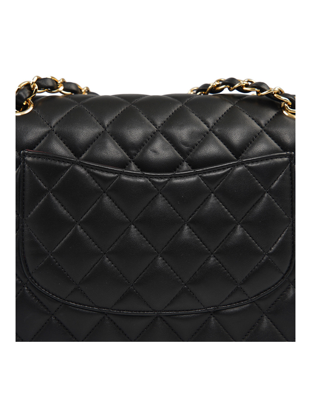 Timeless CHANEL cuir d'agneau noir