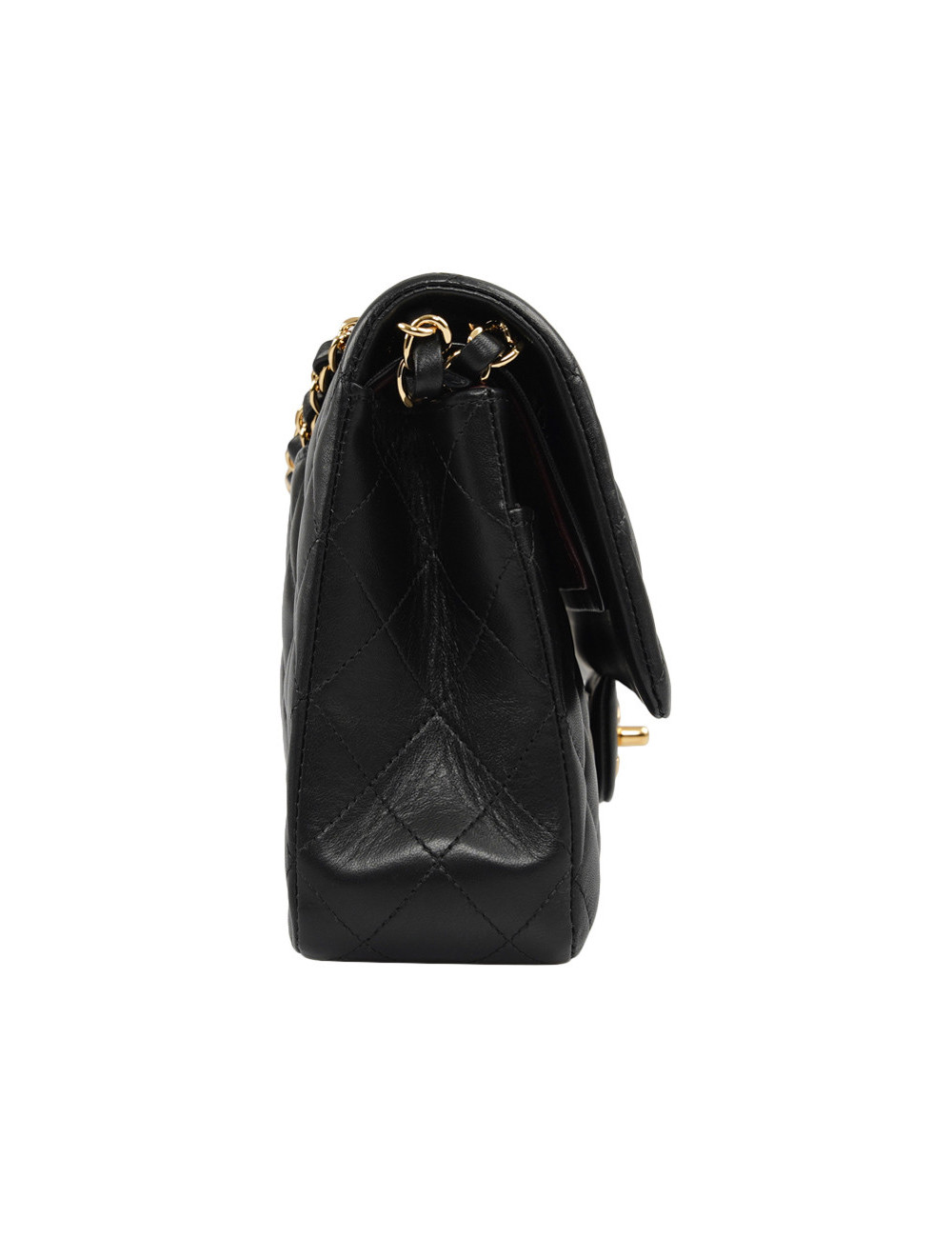 Timeless CHANEL cuir d'agneau noir