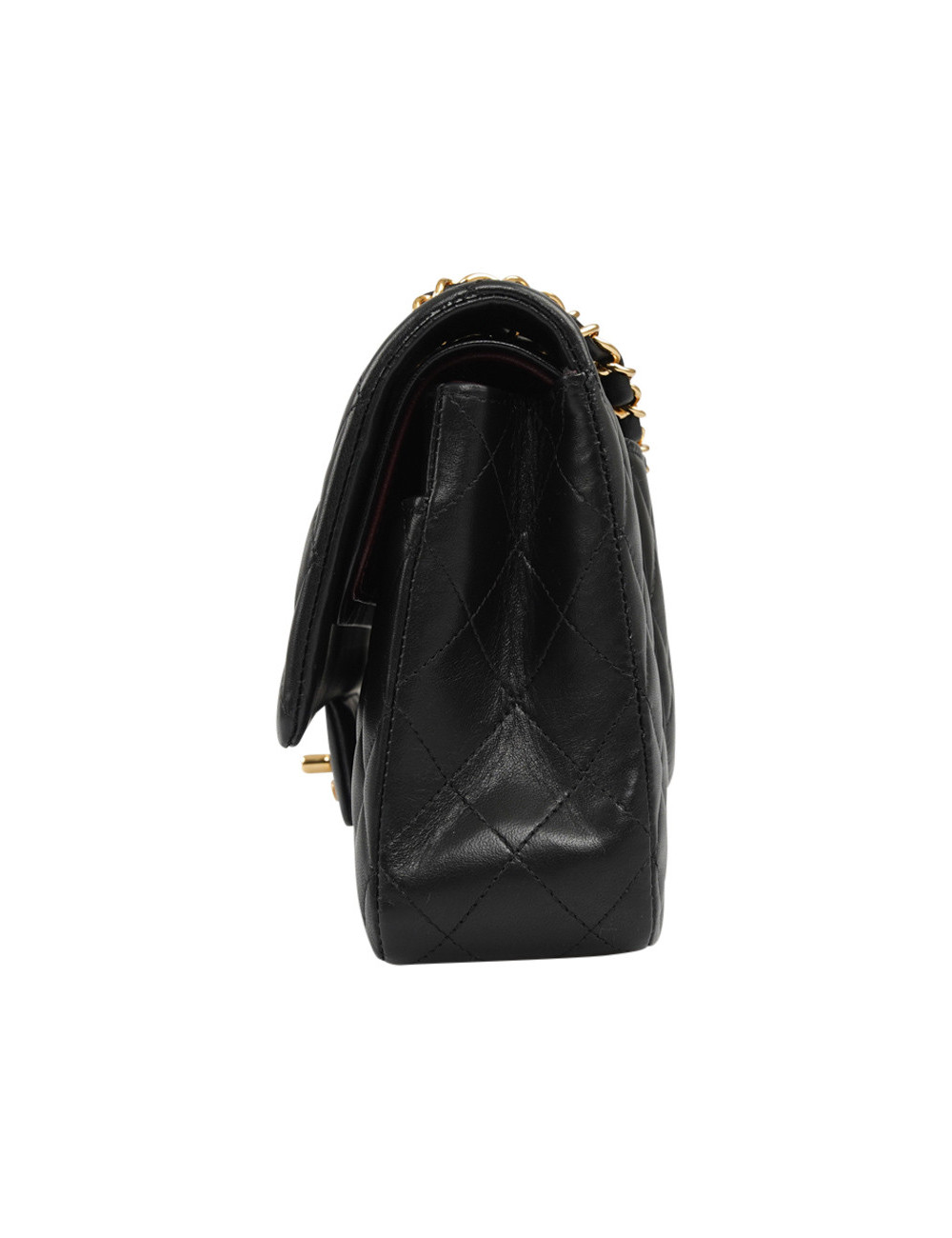 Timeless CHANEL cuir d'agneau noir
