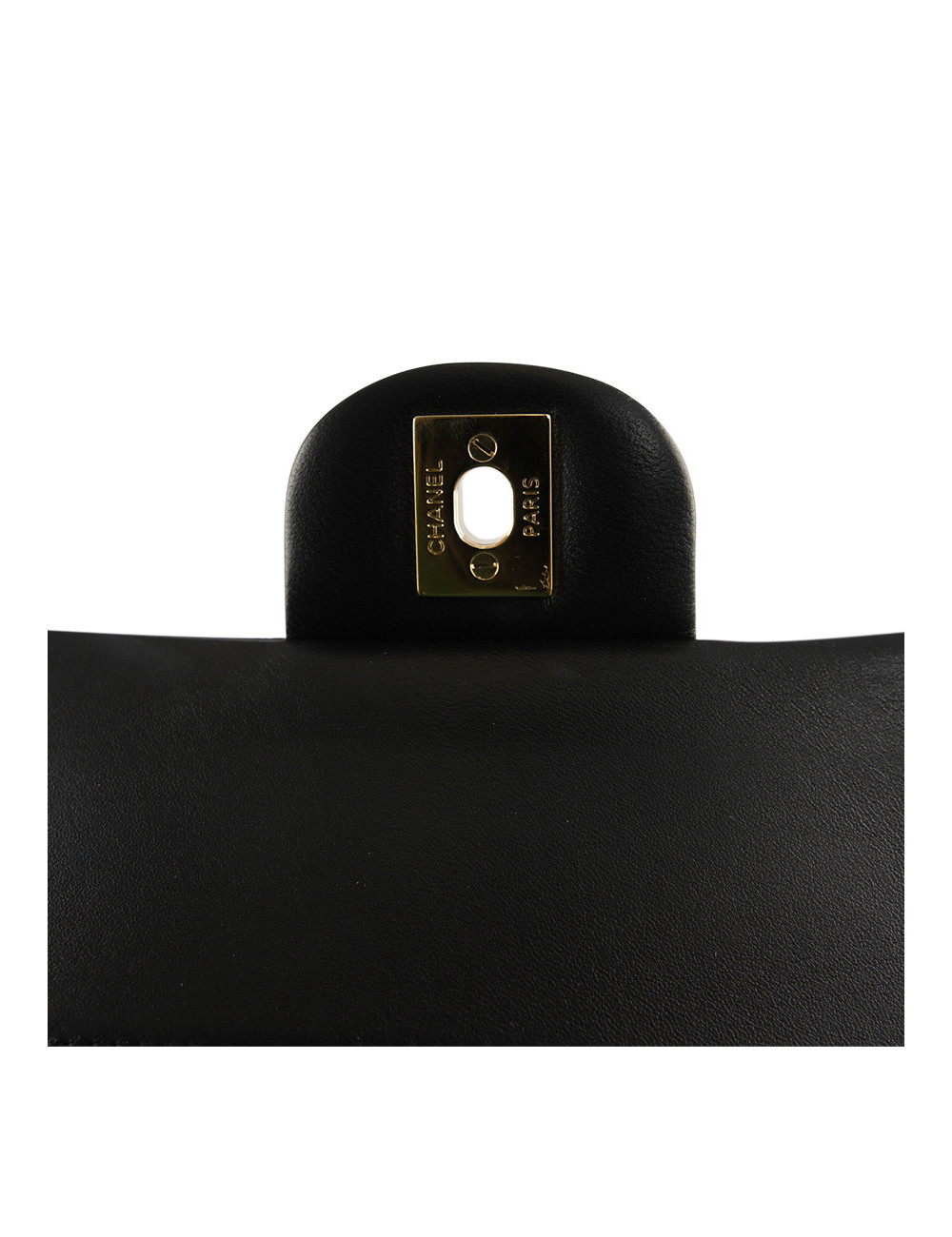 Timeless CHANEL cuir d'agneau noir