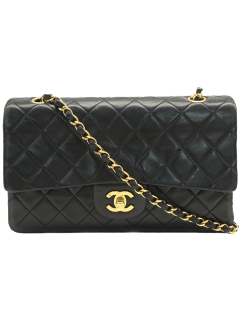Double flap 25 CHANEL noir
