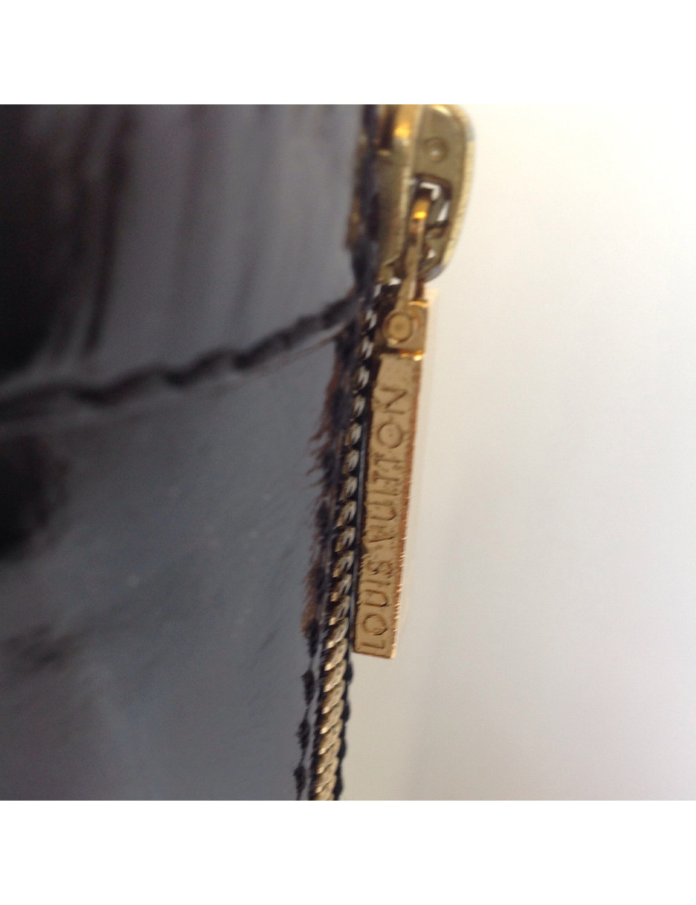 Bottes LOUIS VUITTON  t 38 vernies noires