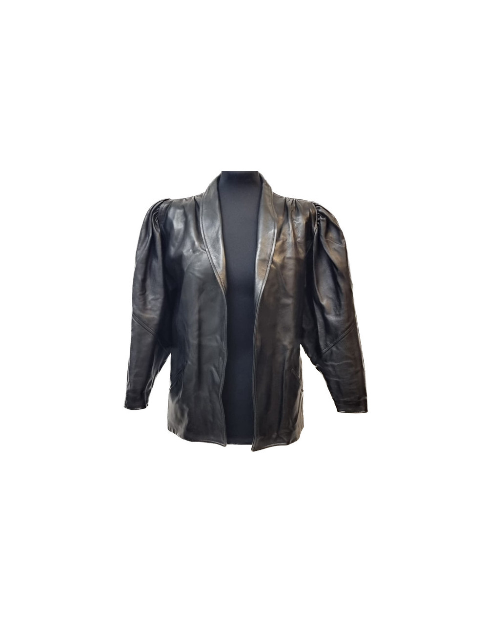 Veste JEAN CLAUDE JITROIS cuir noir