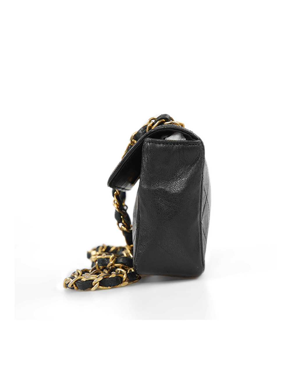 CHANEL vintage mini black crossbody bag