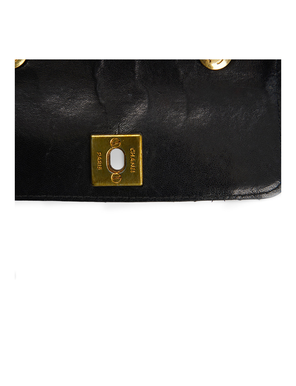 CHANEL vintage mini black crossbody bag