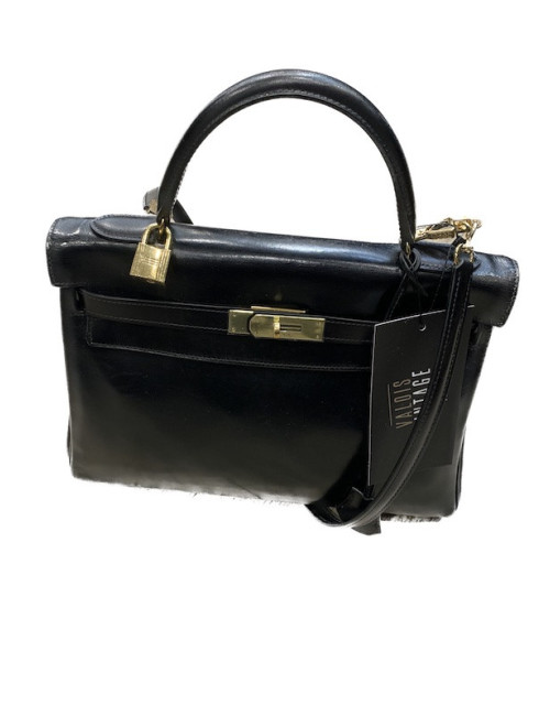 Kelly 32 HERMES Boxe noir Vintage