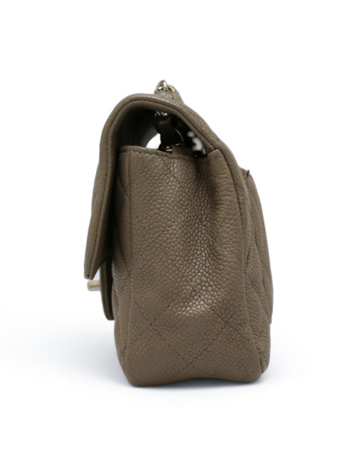 Mini timeless CHANEL gris cuir  caviar