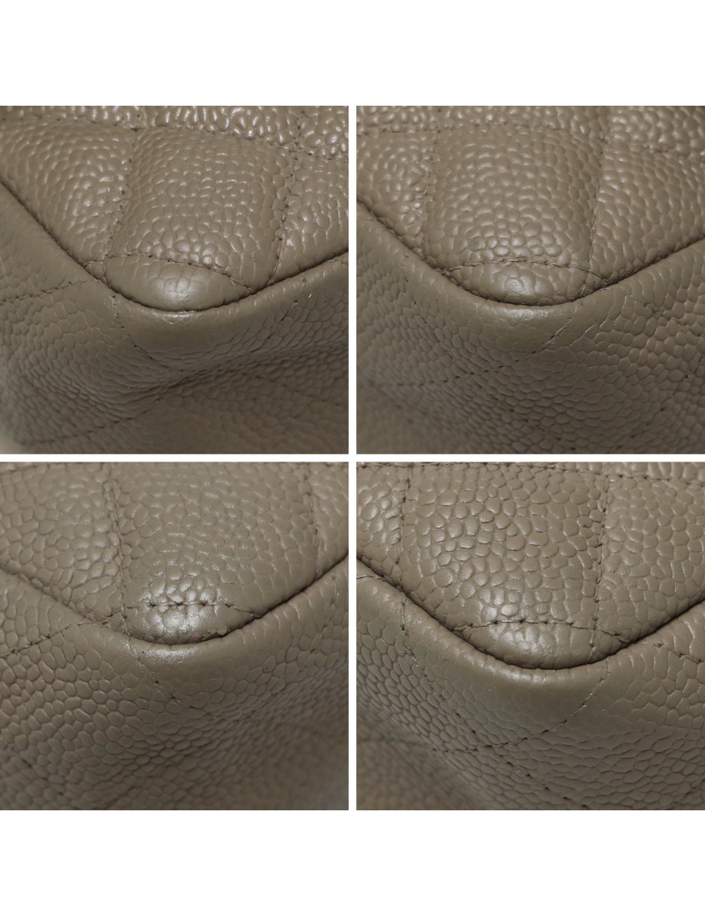 Mini timeless CHANEL gris cuir  caviar