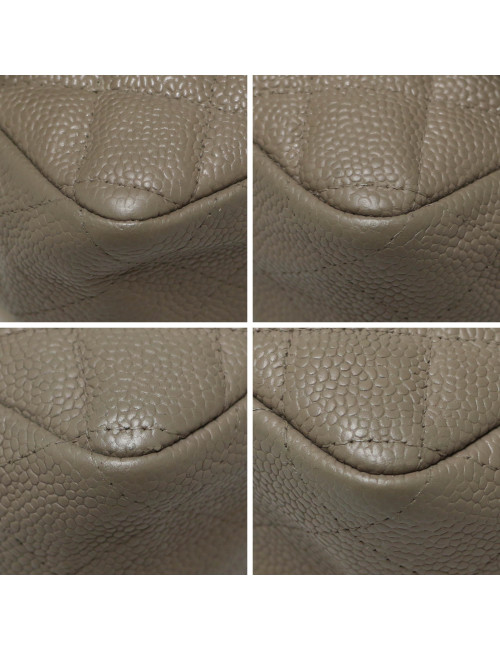 Mini timeless CHANEL gris cuir  caviar