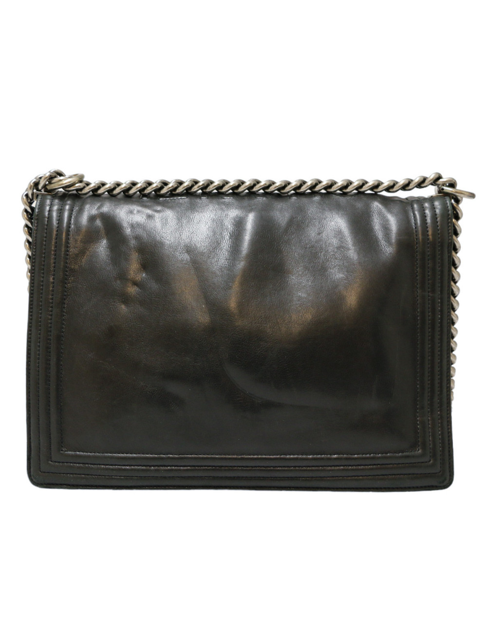 Sac Boy  CHANEL cuir d'agneau noir