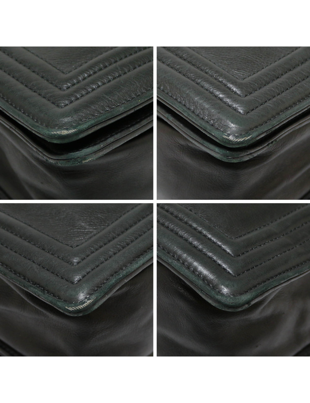 Sac Boy  CHANEL cuir d'agneau noir