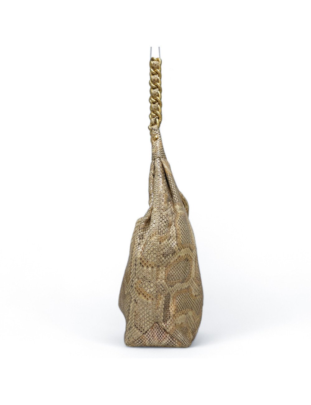 Sac CHANEL Paris Dallas python doré