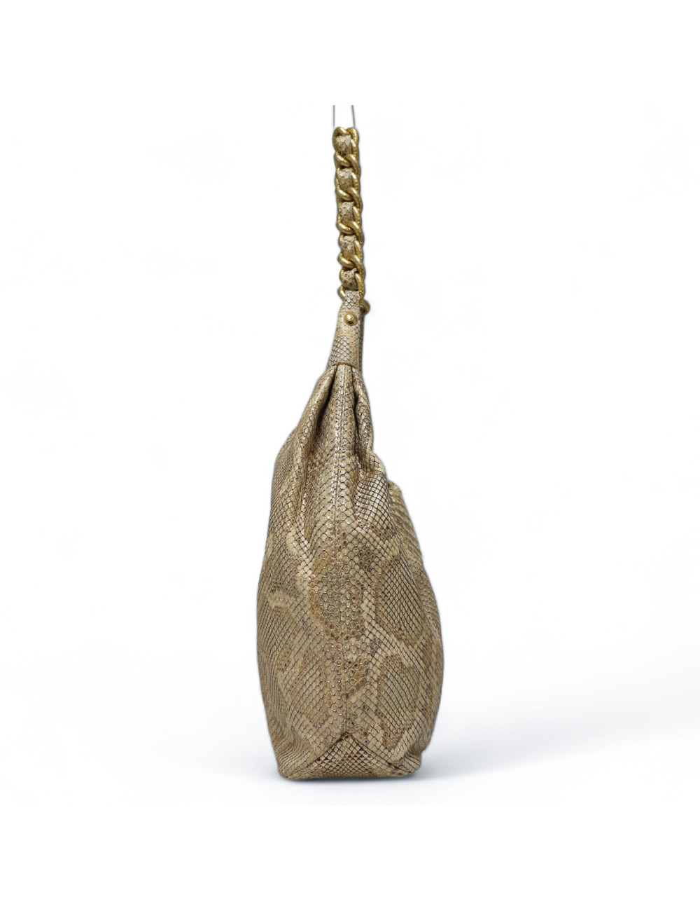 Sac CHANEL Paris Dallas python doré