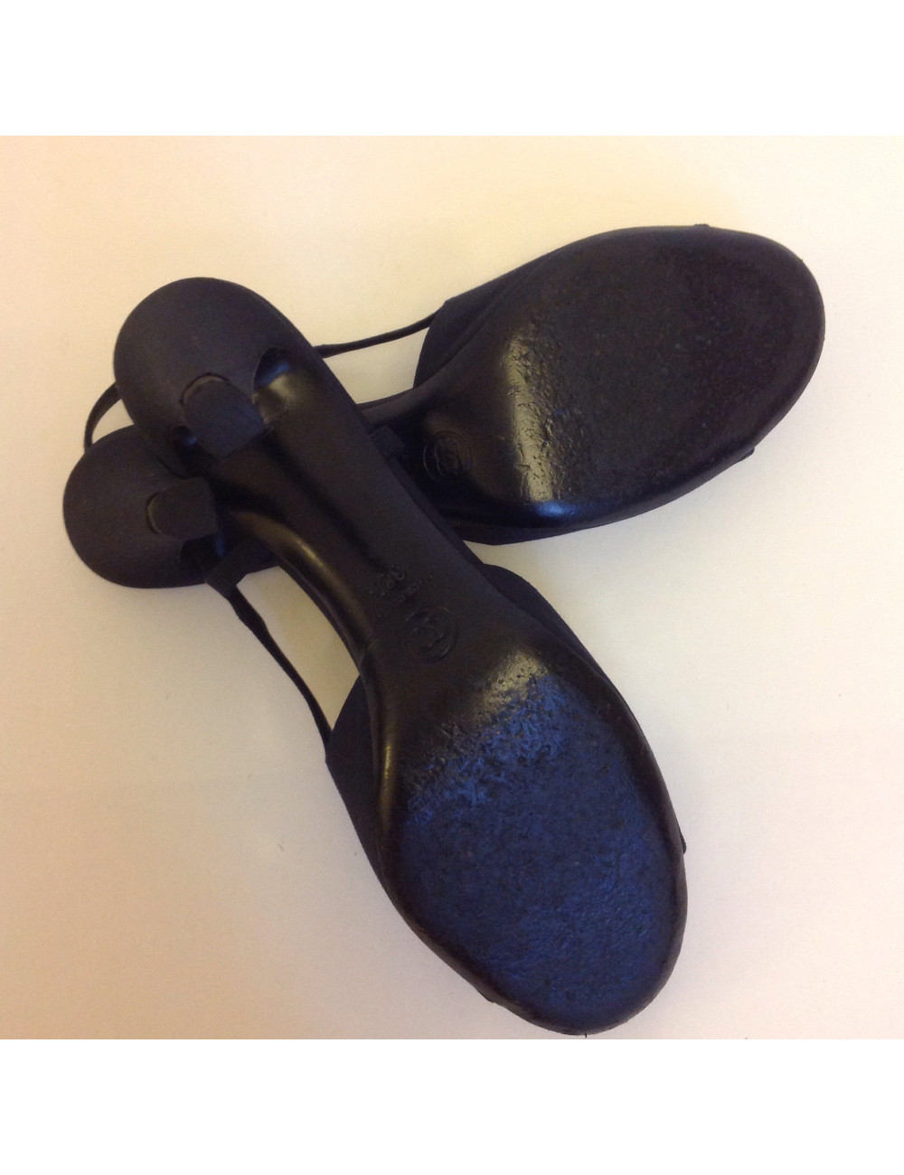 escarpins CHANEL  camélia noir 