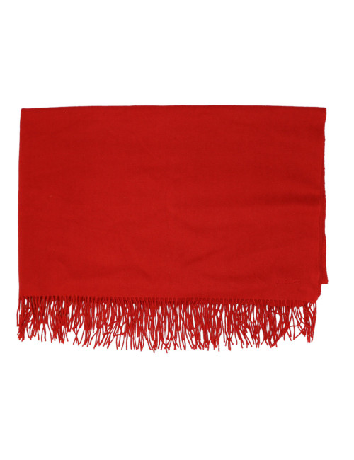 Plaid HERMES cachemire laine Vintage rouge