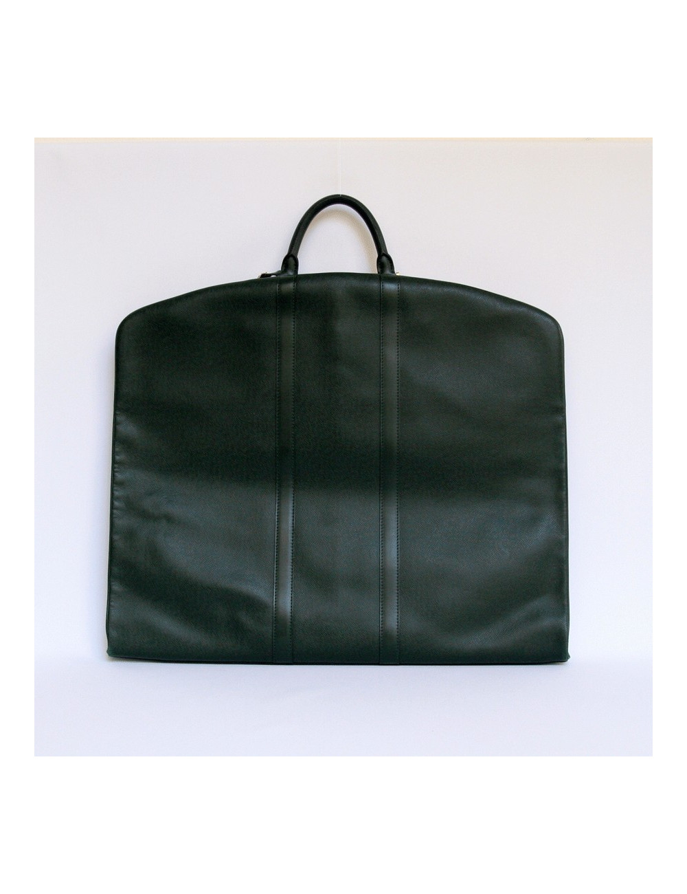 porte-habits LOUIS VUITTON cuir épi vert