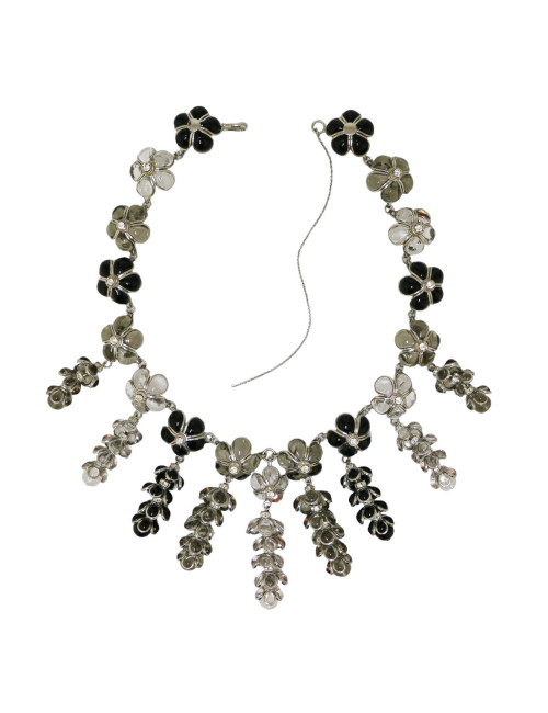 Collier houblons MARGUERITE DE VALOIS pâte de verre