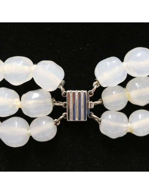 Collier d'apparat MARGUERITE DE VALOIS pâte de verre