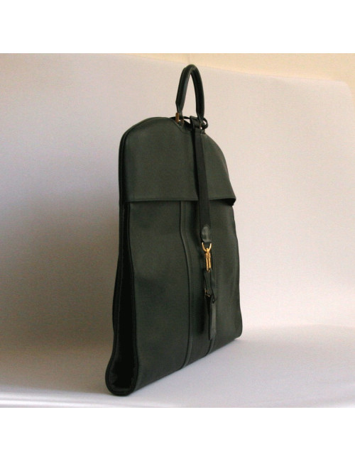 porte-habits LOUIS VUITTON cuir épi vert