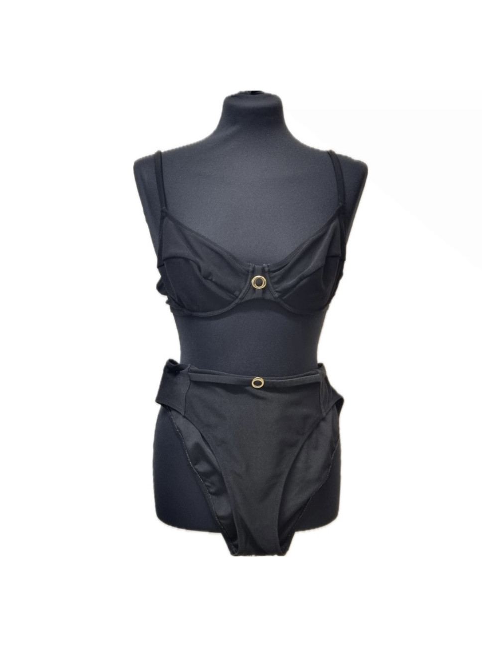 Maillot de bain CHRISTIAN DIOR noir 2 pièces