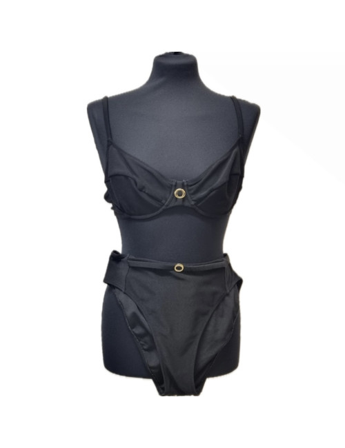 Maillot de bain CHRISTIAN DIOR noir 2 pièces