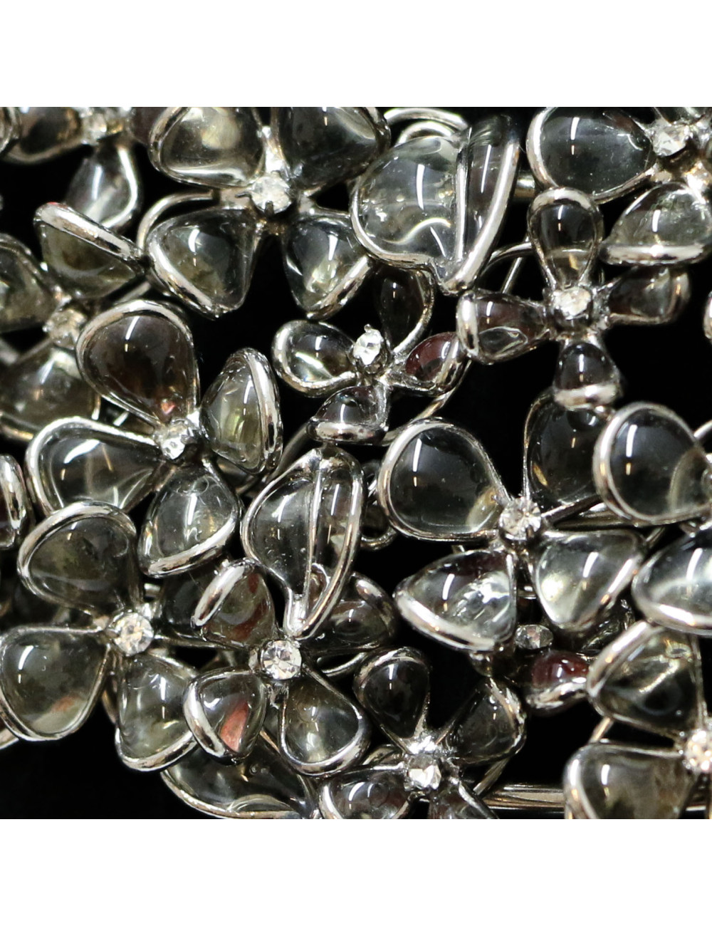 Collier MARGUERITE DE VALOIS fleurettes pâte de verre