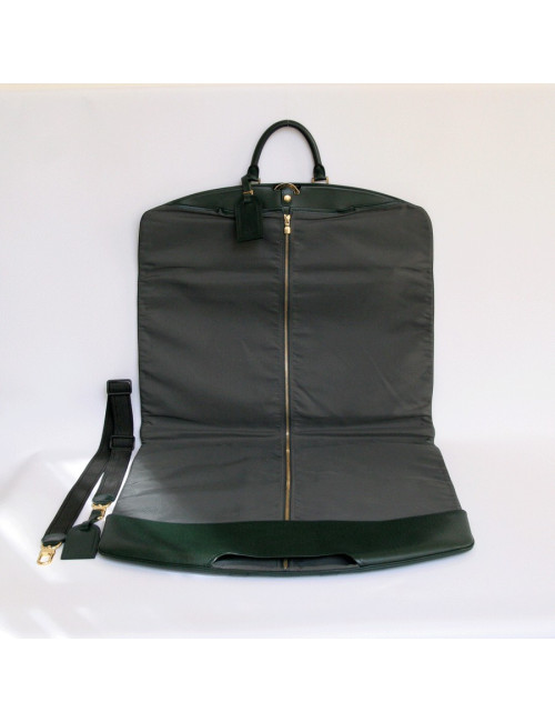 porte-habits LOUIS VUITTON cuir épi vert