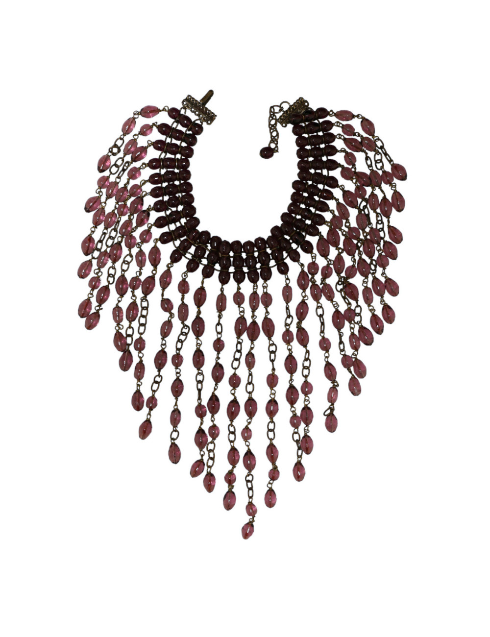 Chocker MARGUERITE DE VALOIS pâte de verre