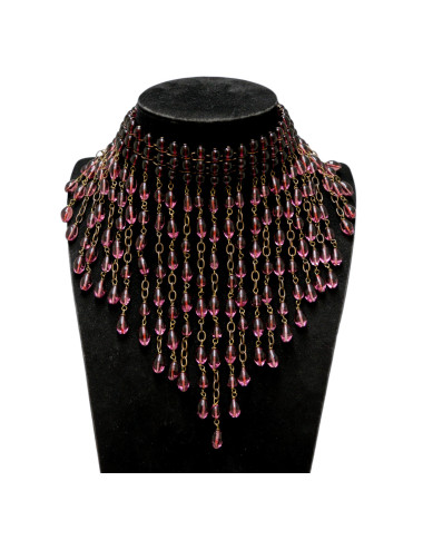 Chocker MARGUERITE DE VALOIS pâte de verre 2