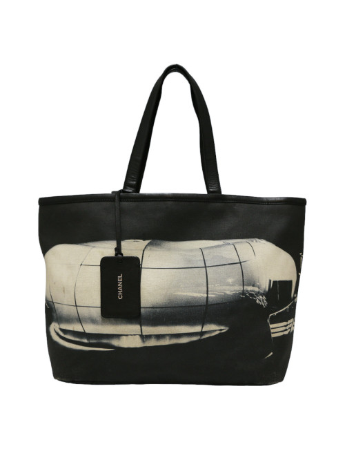 Cabas CHANEL KARL LAGERFELD Mobile art  Collector