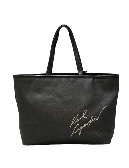 Cabas CHANEL KARL LAGERFELD Mobile art  Collector