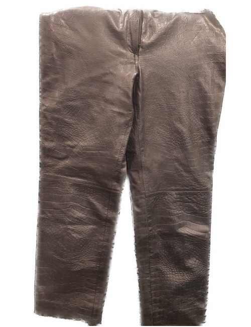 Pantalon cuir CHANEL 