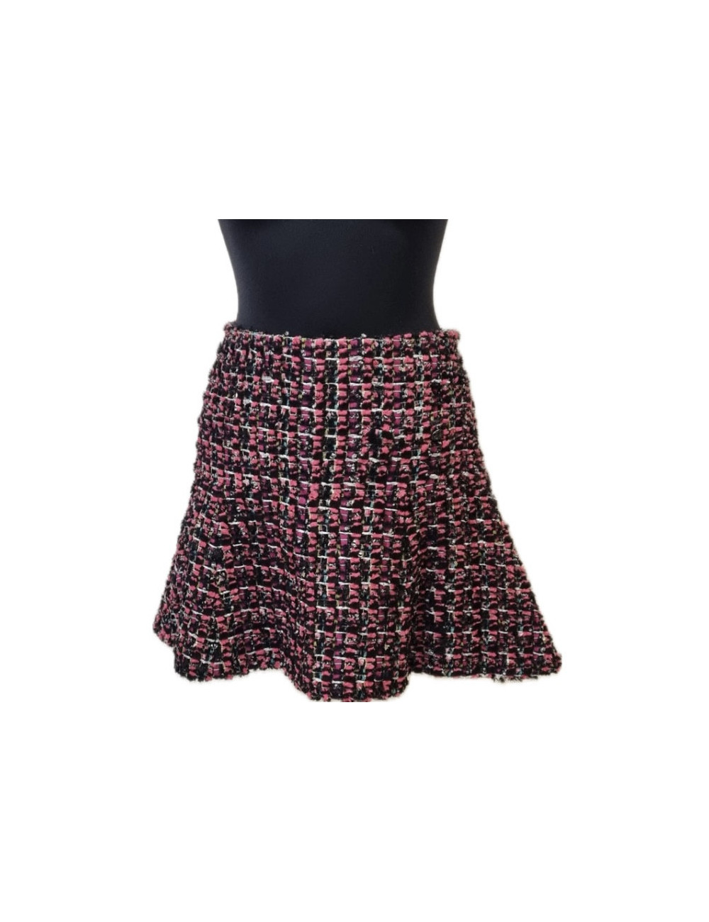 Jupe T 36 CHANEL tweed Maison Lesage